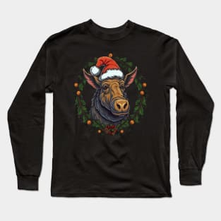 Warthog  Christmas Long Sleeve T-Shirt